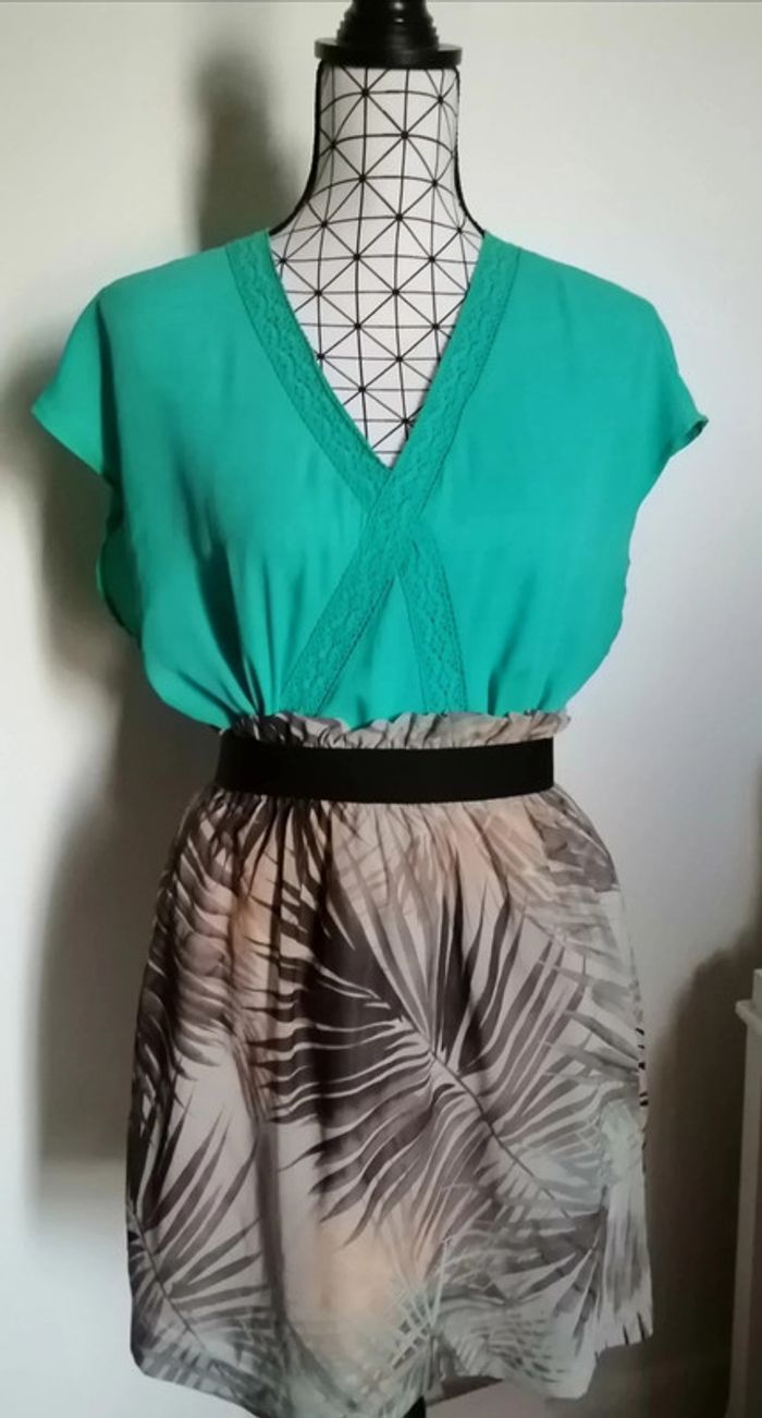 Blouse / haut vert d'eau - photo numéro 10