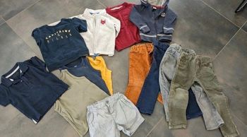 Lot vêtements garçon 2 ans 