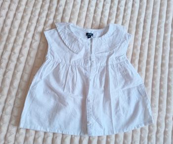 Chemise sans manches neuf fille 3ans Kiabi🌼🤍