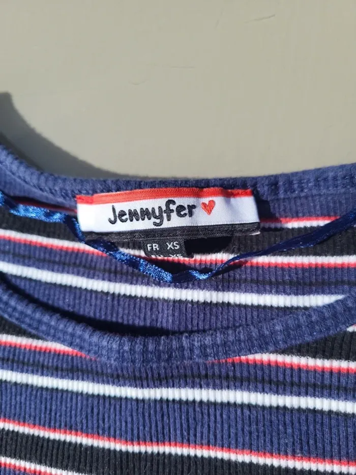 Tee-shirt rayures Jennyfer - photo numéro 2