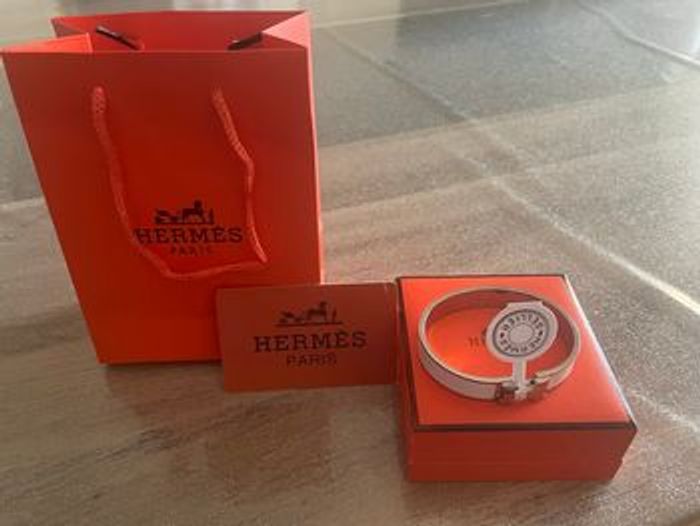 Bracelet hermès Blanc 19cm