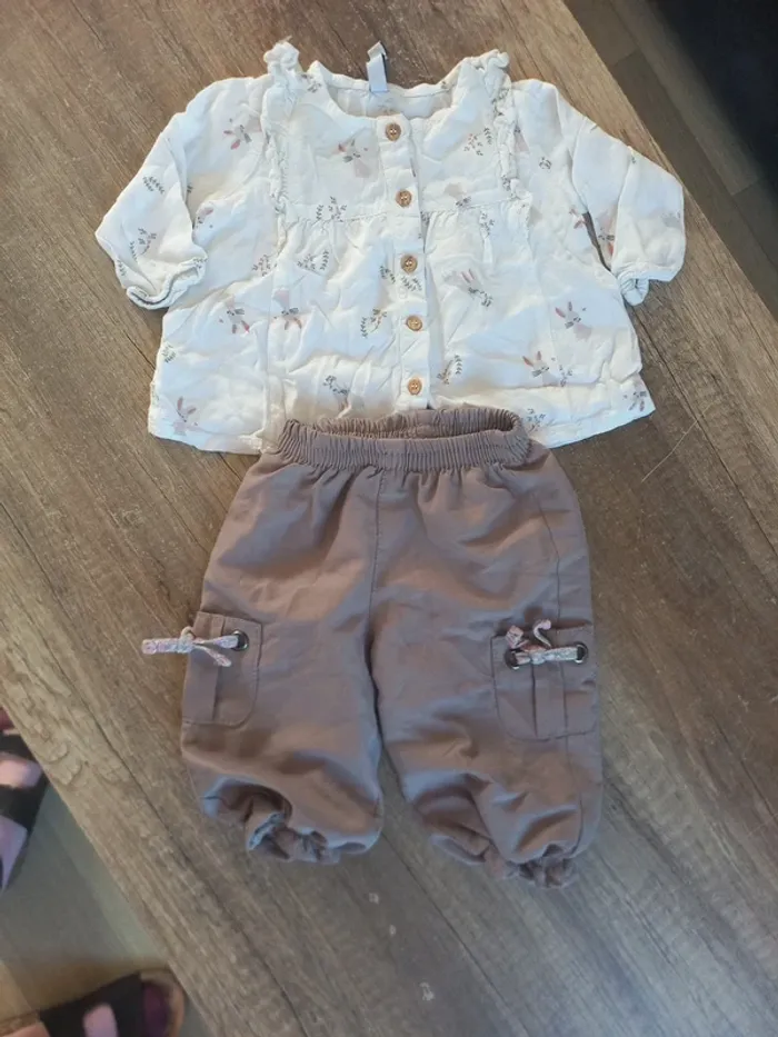 Ensemble bébé fille 6 mois - photo numéro 2