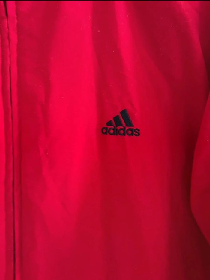 Doudoune Adidas sport vintage taille L (unisexe ) couleur rouge. - photo numéro 3