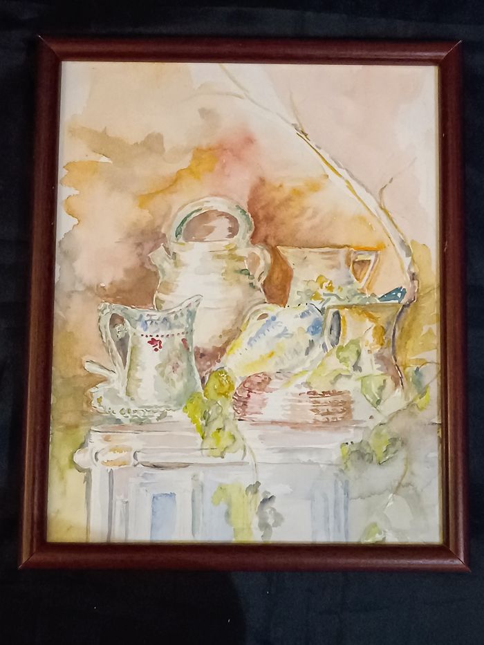 Nature morte encadrée