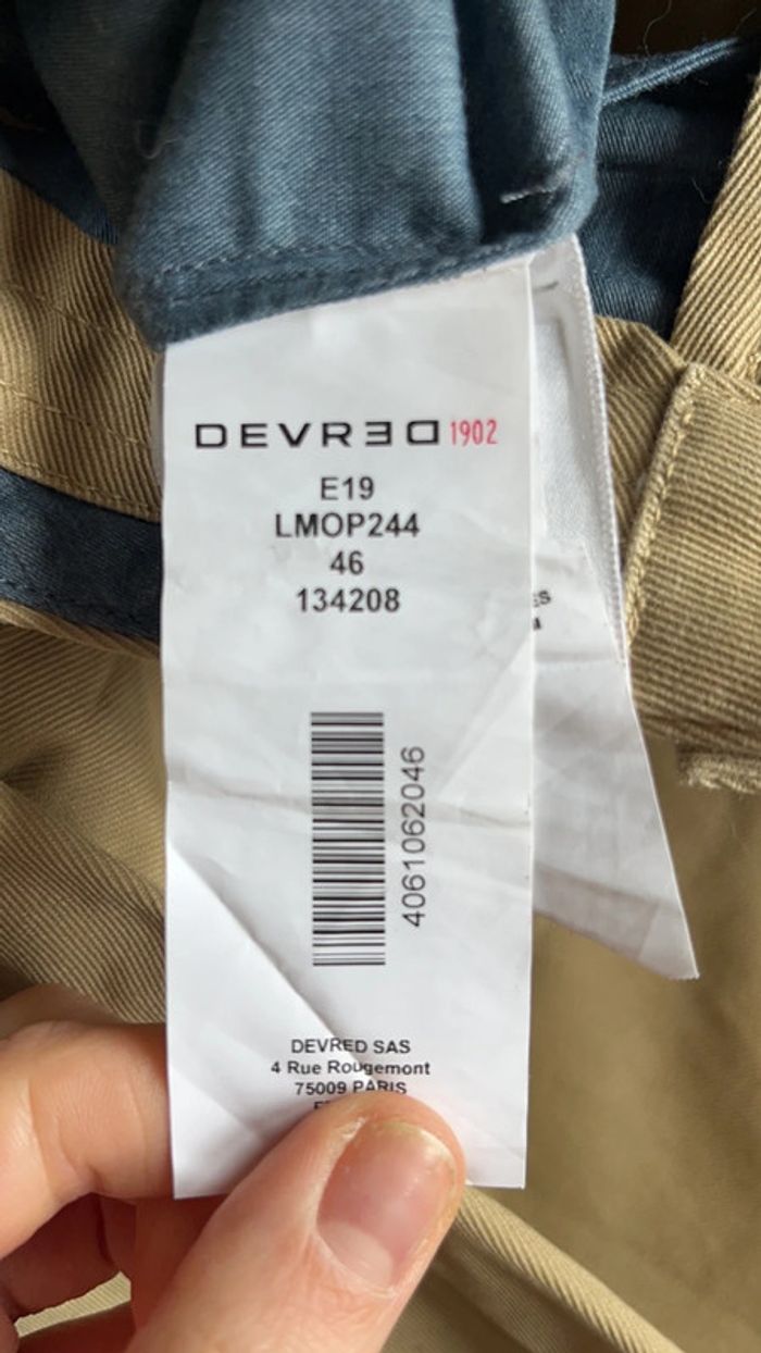 Chino beige Devred - photo numéro 3