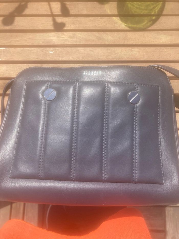 Sac Claudie Pierlot couleur bleu - photo numéro 8