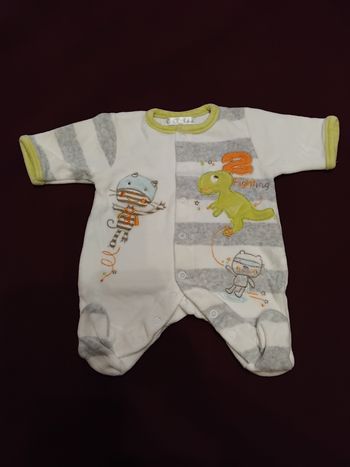 Pyjama velours taille naissance 50 cm