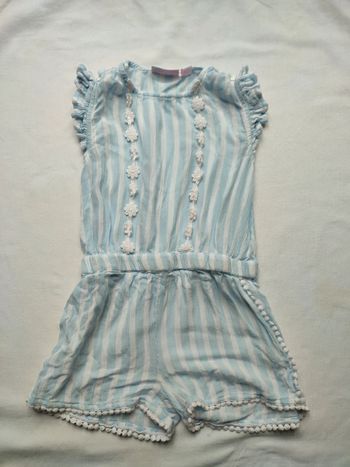 Combinaison short 6 ans rayée légère 6 ans