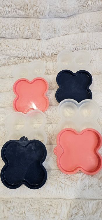 Lot de 4 moules multiportion Verbaudet 