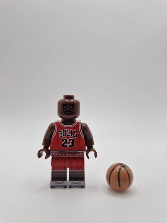 Figurine type lego Joueur de Basket Michael Jordan