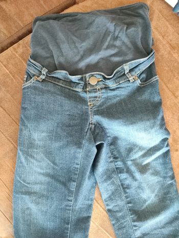 Corsaire en jeans de grossesse