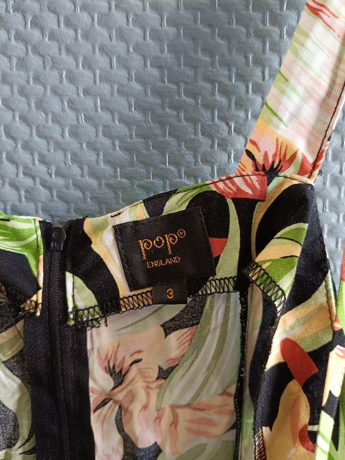 Robe longue tropicale à bretelles – Taille 3 (Popo England) - photo numéro 6