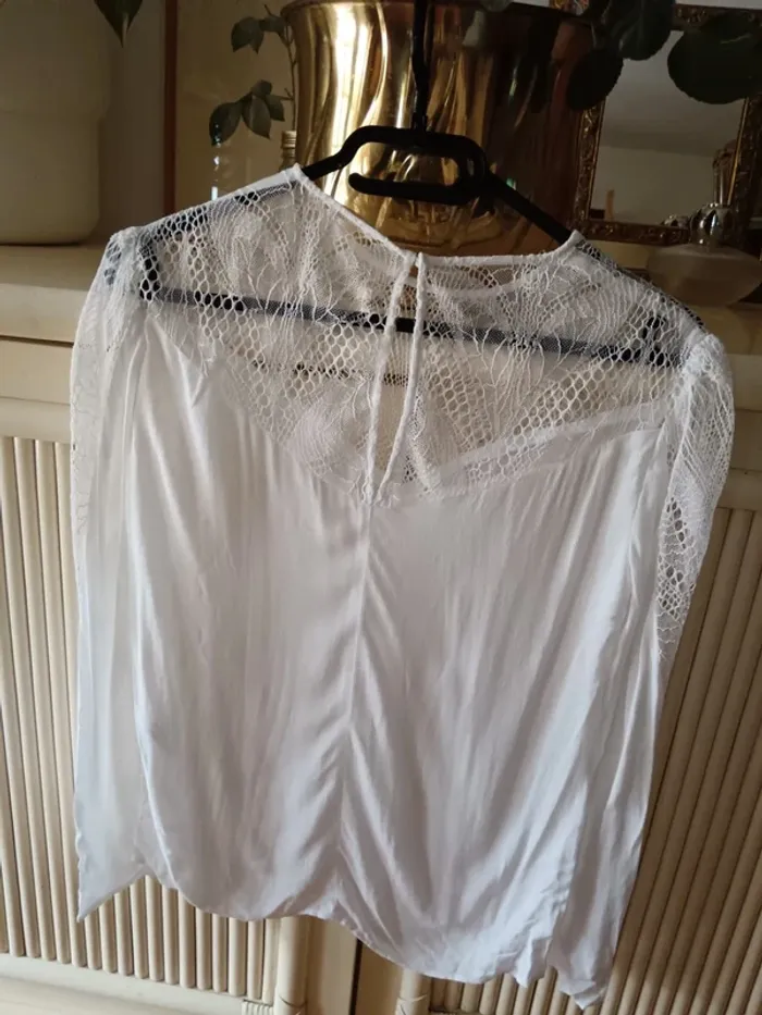 Blouse dentelle Maje taille 1 - photo numéro 2
