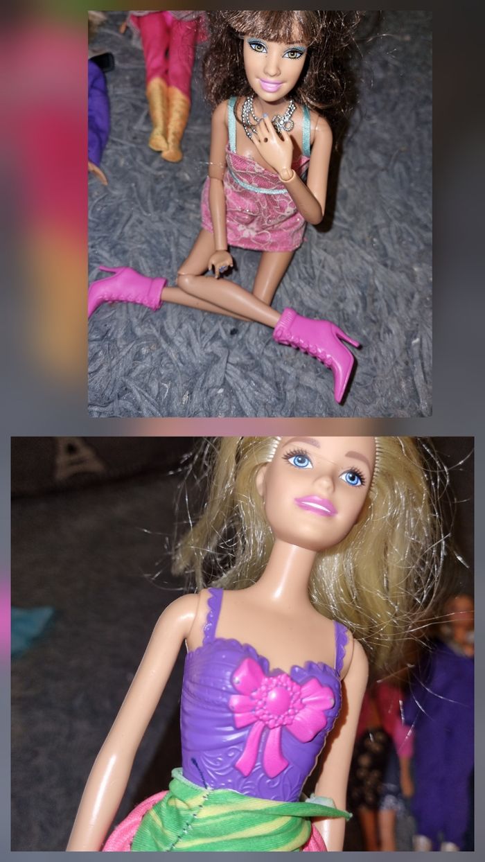 Lot 9 poupées Barbie - photo numéro 5
