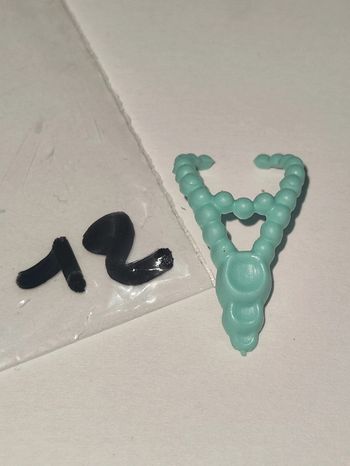 Playmobil vintage 3666 collier bleu ciel