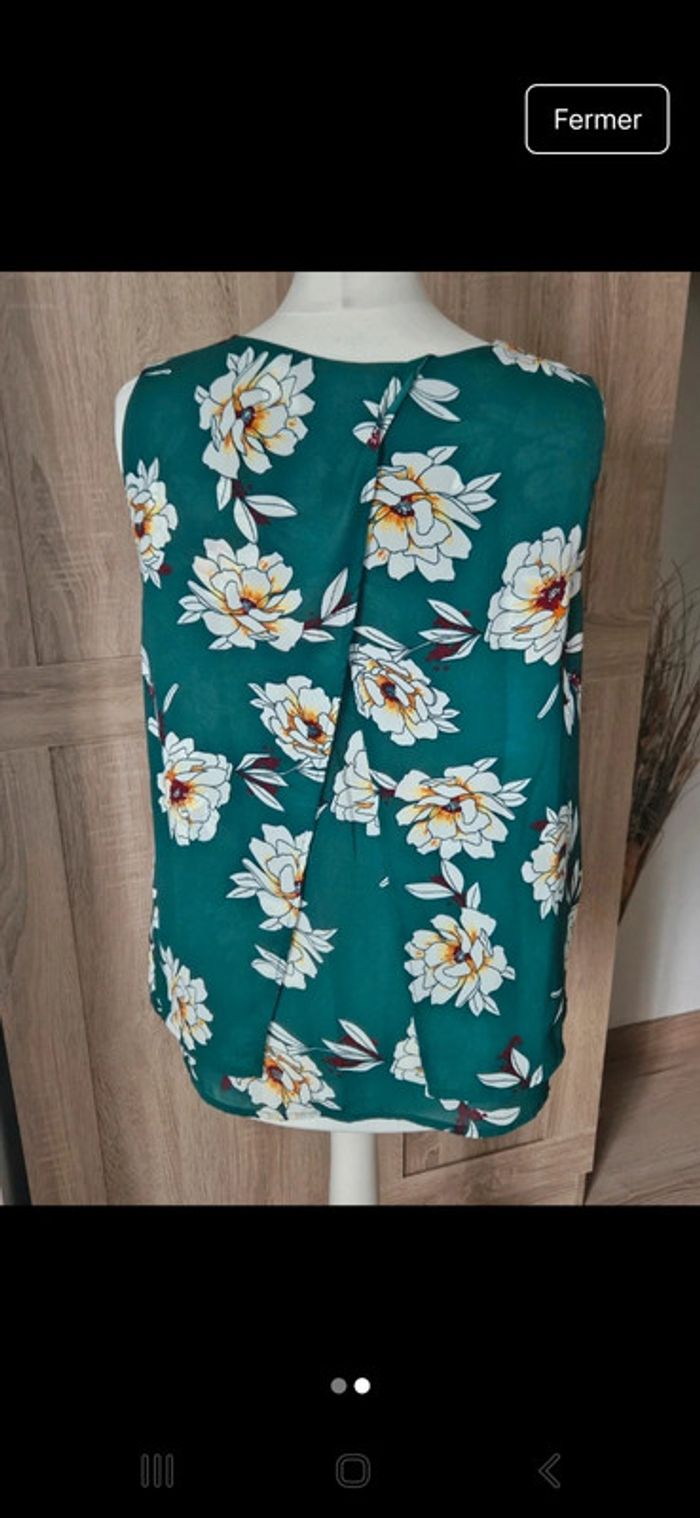 Blouse a fleurs pimkie taille 40 - photo numéro 2