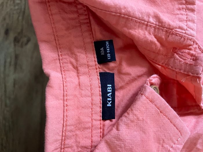 Chemise corail 10 ans - photo numéro 4