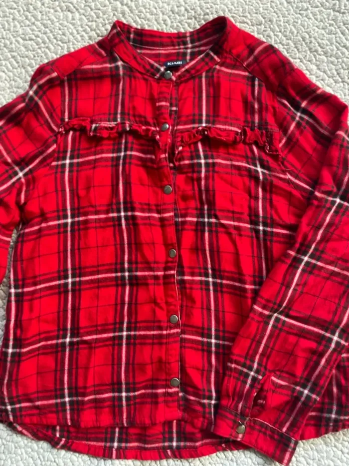 Chemise carreaux fille Kiabi 10 ans - photo numéro 2