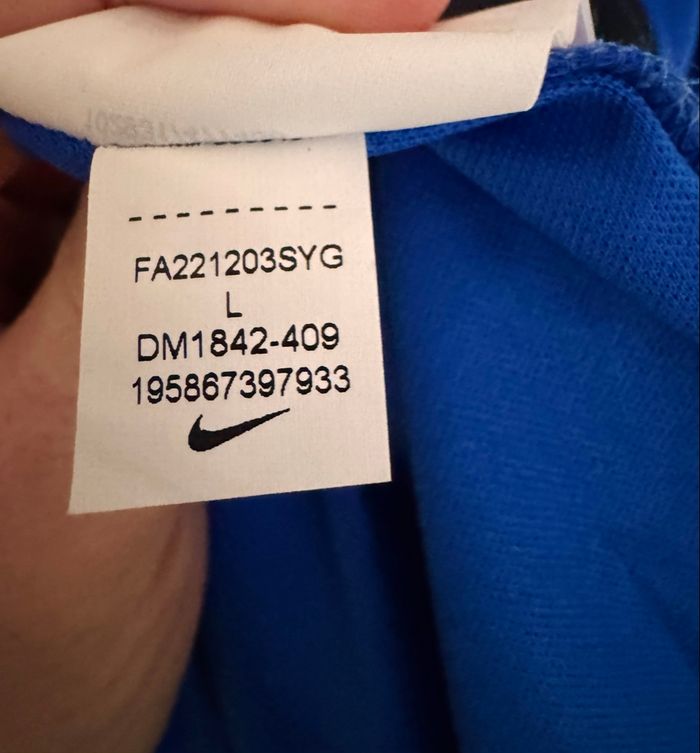 Maillot Domicile Inter Milan 2022-2023 taille L DM1842-409 - photo numéro 8