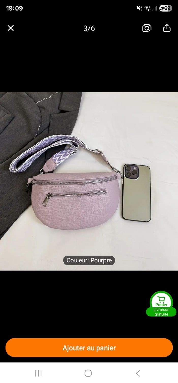 Sac banane bandouliere hyper feminin - photo numéro 3