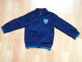 Gilet zippé 18 mois