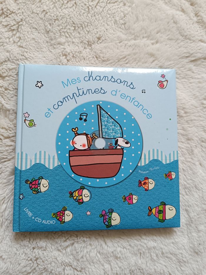 Livre mes chansons et comptines d'enfance