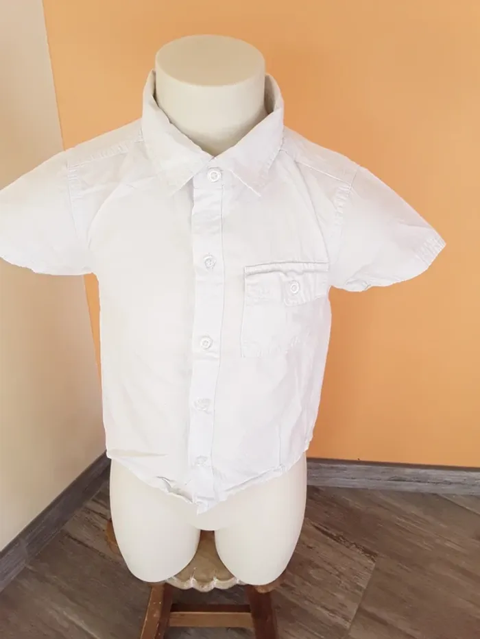 Chemise manches courtes 36 mois - photo numéro 2