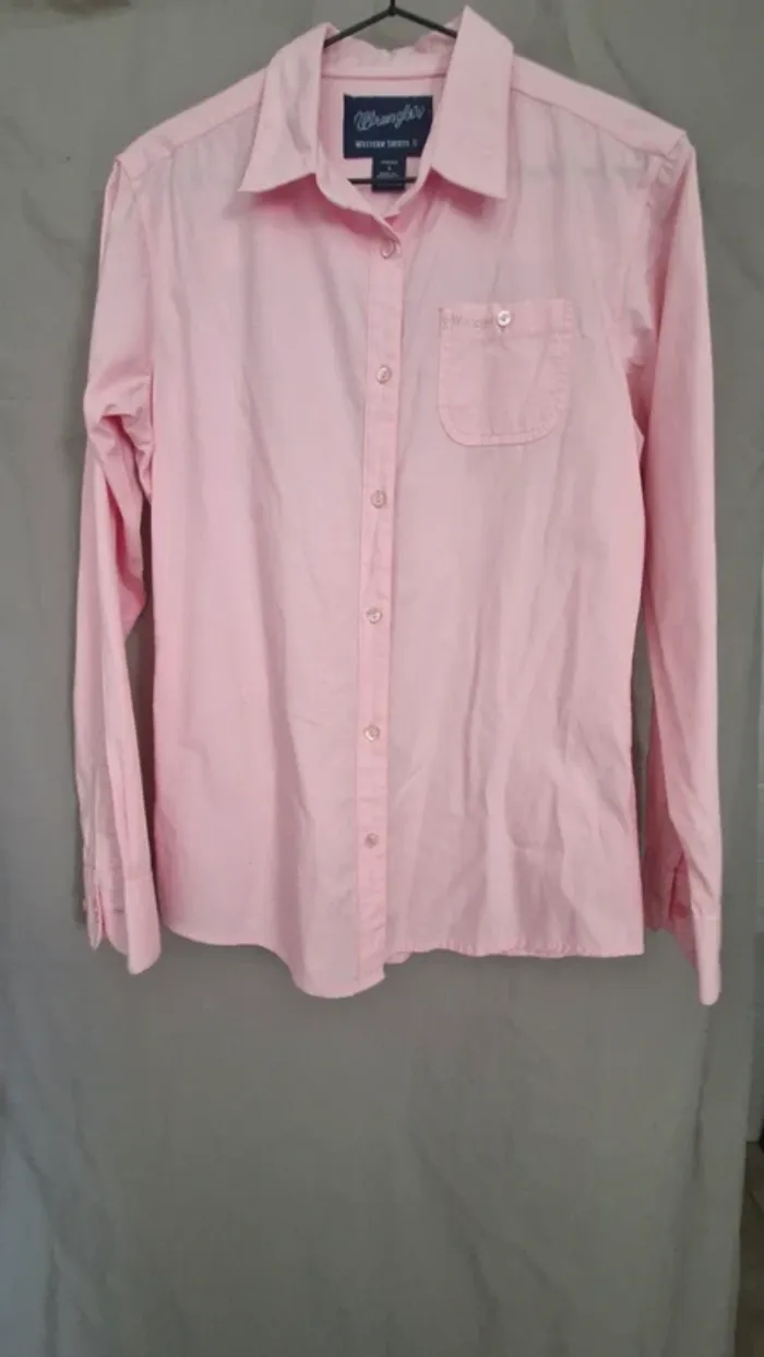 Chemise rose wrangler femme S