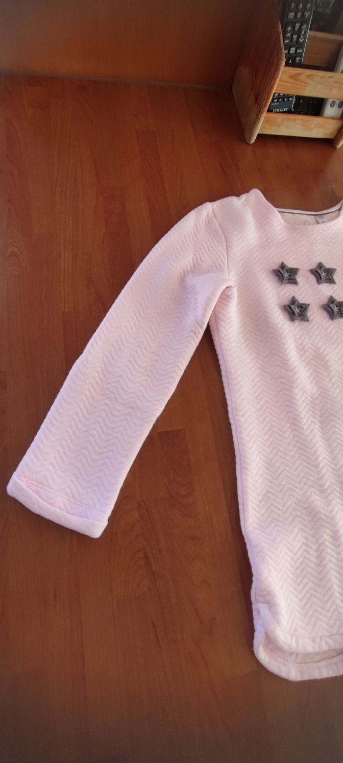 Pyjama 2 pièces rose et gris Okaïdi 10 ans - photo numéro 7