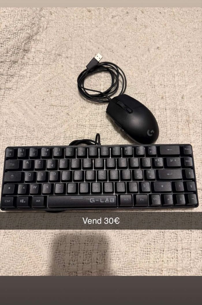Clavier et souris logitech
