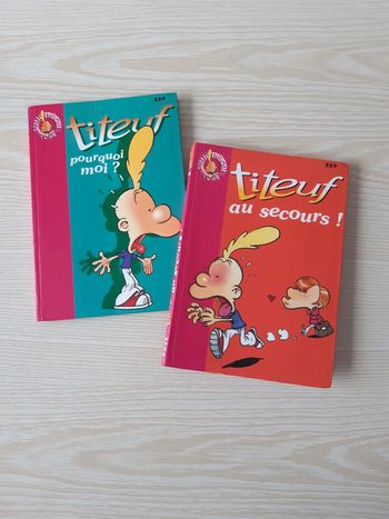 Lot 2 livres Titeuf