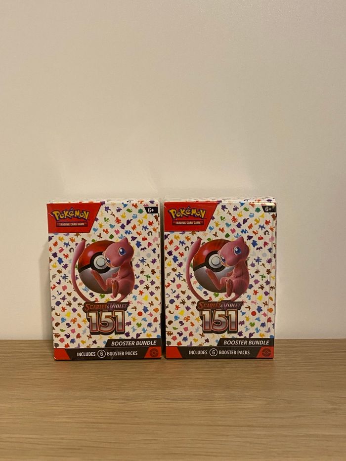 Lot 2 Bundles 151 Pokémon Scarlet & Violet