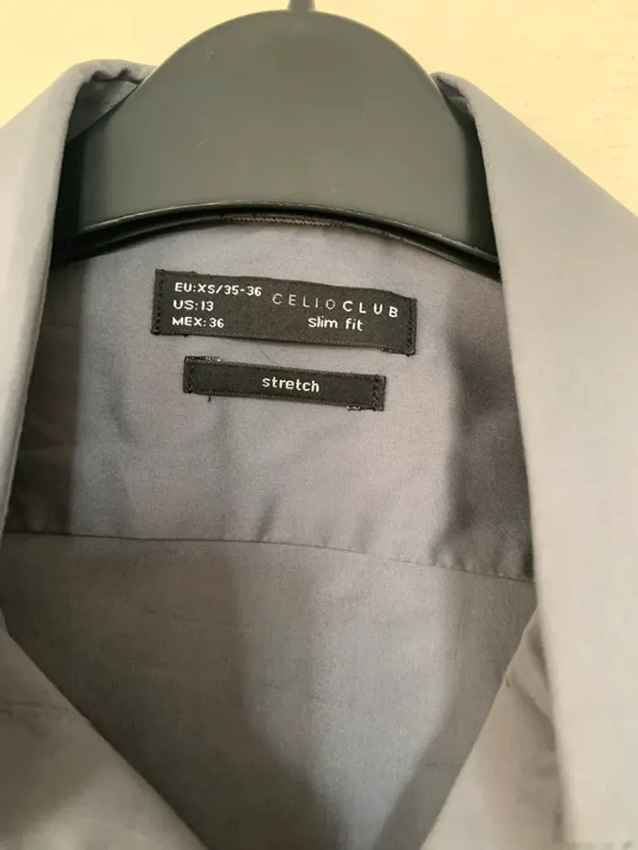 Chemise grise celio - photo numéro 2