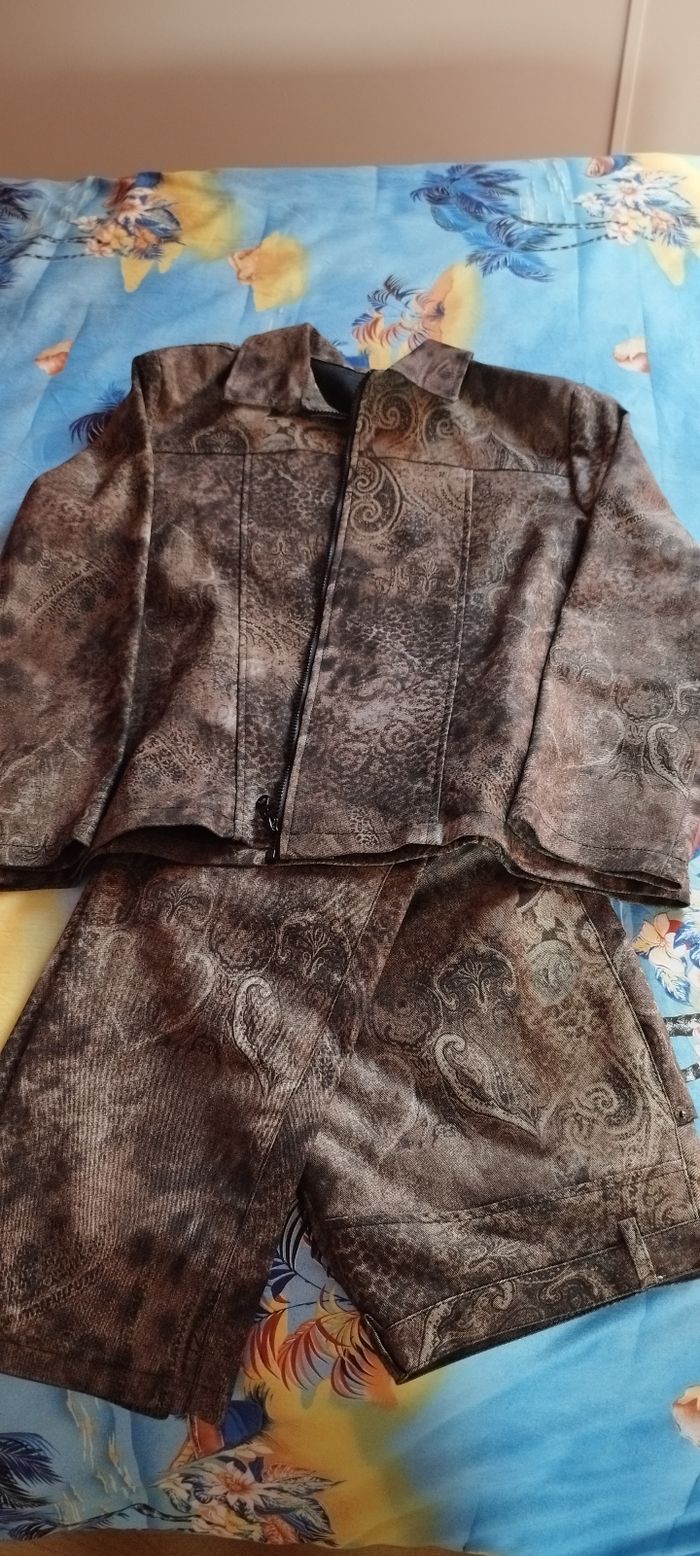 Ensemble femme pantalon plus blouson