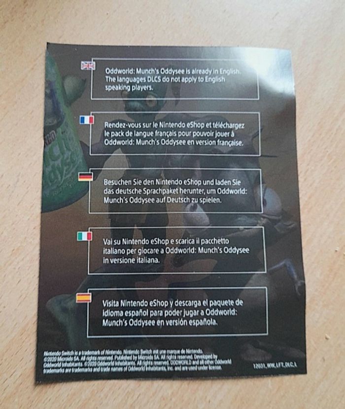 Oddworld Munch's odyssée switch - photo numéro 6