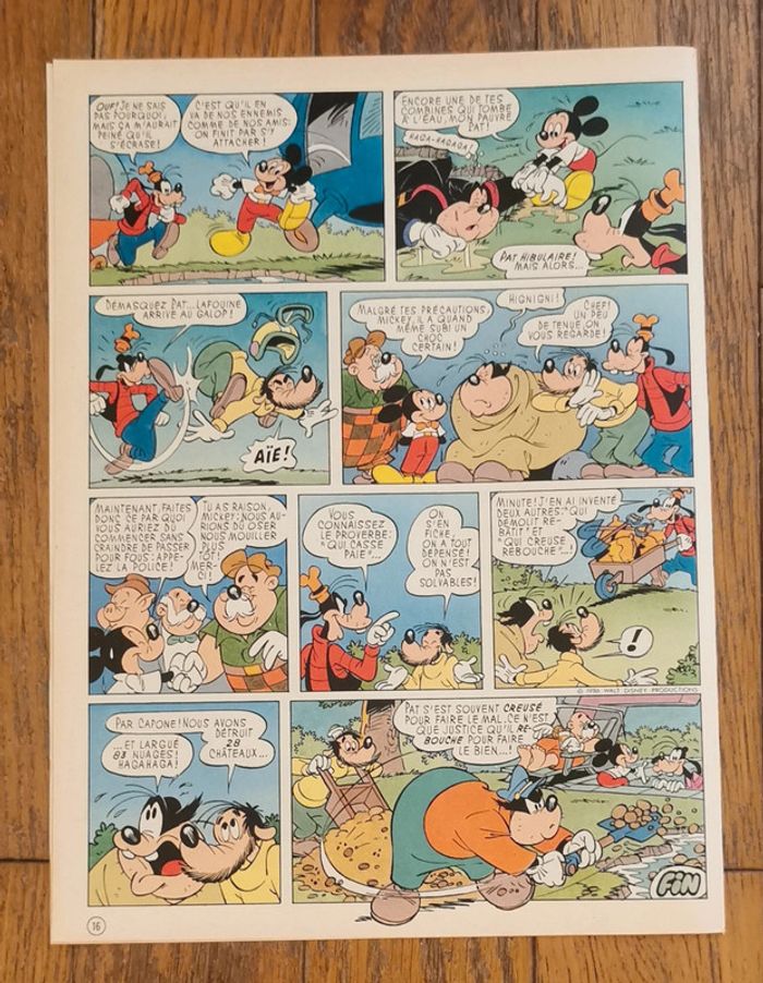 Rare ancienne publicité mousline bd vintage - photo numéro 2