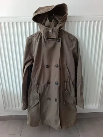 Manteau kaki comptoir des cotonniers