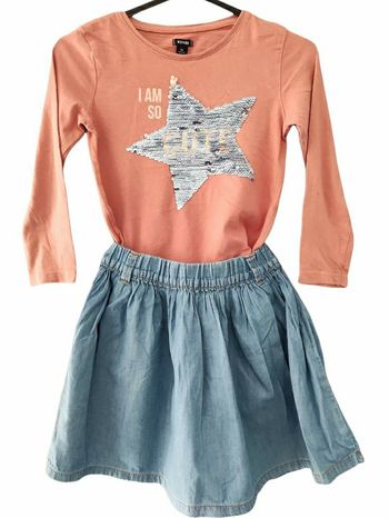 5 ans ensemble Teeshirt et jupe