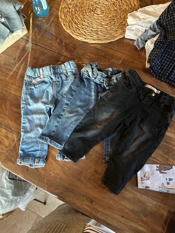 Lots de 3 jeans 12 mois