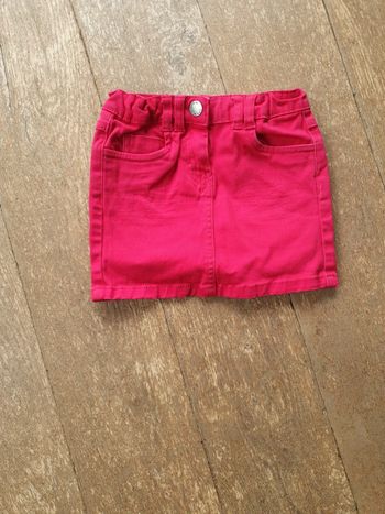 Jupe en jean fushia