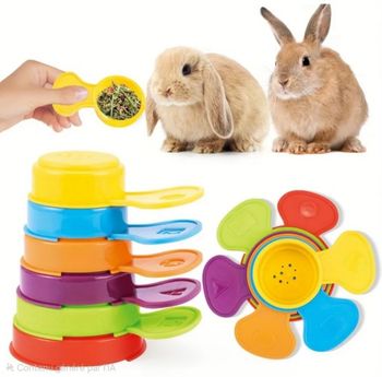 Lot 6 jouets d’alimentation lapin – Distributeurs interactifs