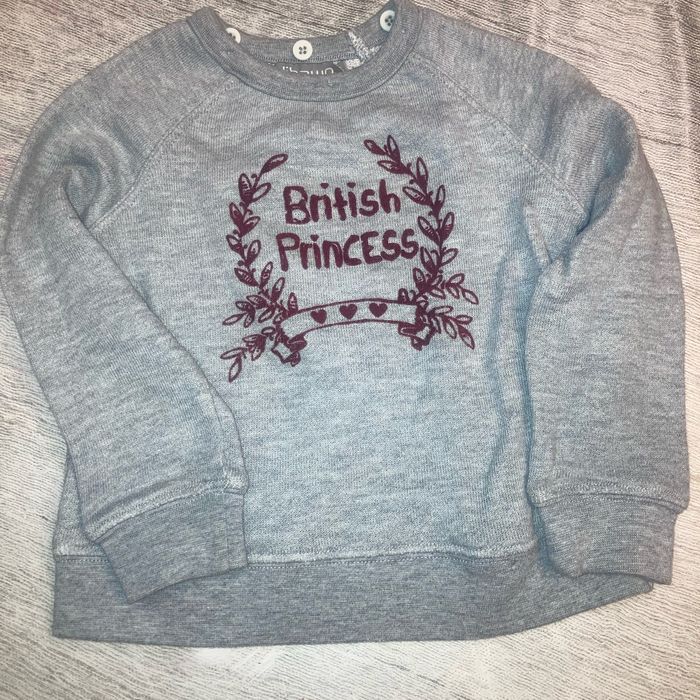 Sweat gris 4 ans