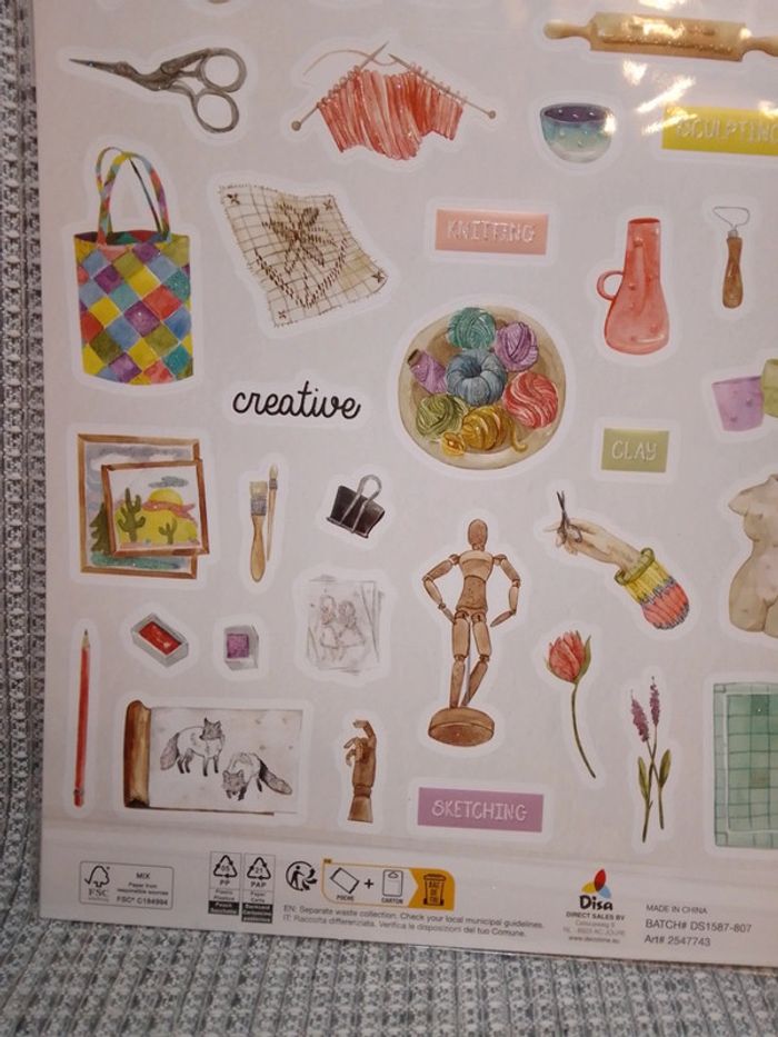 Autocollants Stickers reliefs x2 scrapbooking - photo numéro 8