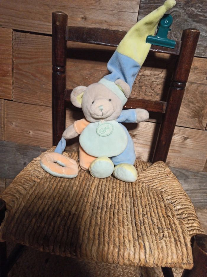 Peluche doudou ours baby nat be - photo numéro 2