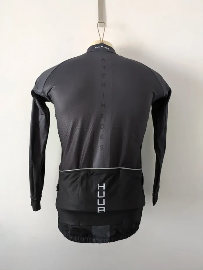 Maillot cyclisme veste zippé manches longues - Huub - taille S - photo numéro 3