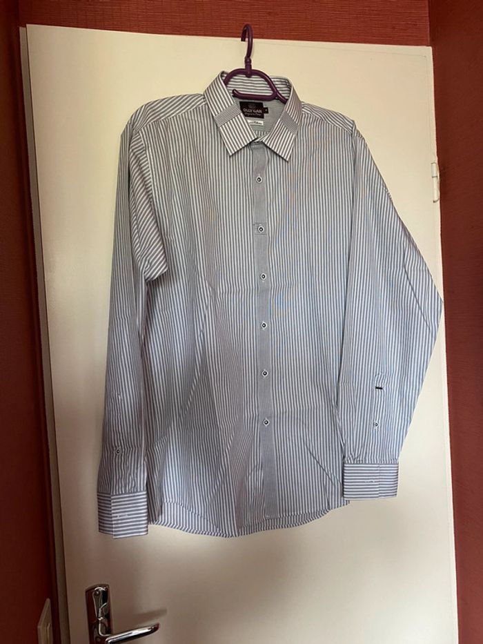 Chemise ollygan à rayures