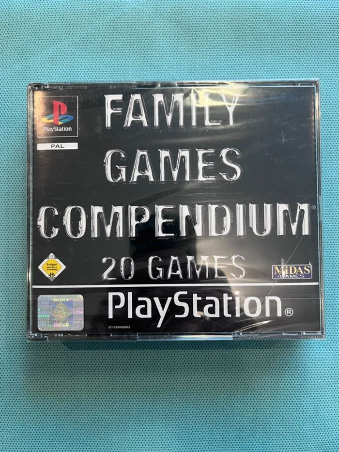 Family Games Compendium Bigbox Blister - Playstation 1