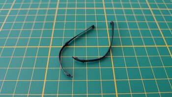 Lot x2 ceintures de sécurité pièce détachée miniature Bugatti EB110 1992 Maisto 1/18 1/18ème #B79