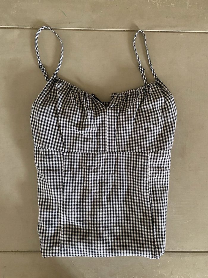 Robe vichy blanche et noire Pimkie taille 38 / 40 - photo numéro 19