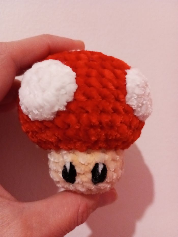 Champignon Mario au crochet